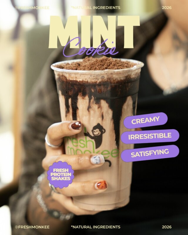 Fresh protein shake in one hand. Monkee Ballz in the other 🐒

The combo you didn’t know you needed… until now 💚