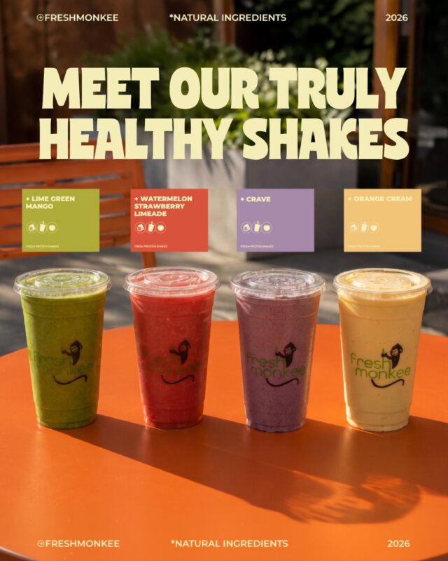 Four fresh shakes. One hard decision.

🥭 Lime Green Mango
🍉 Watermelon Strawberry Limeade
🫐 Crave
🍊 Orange Cream

Which one are you picking? Drop it in the comments 👇
